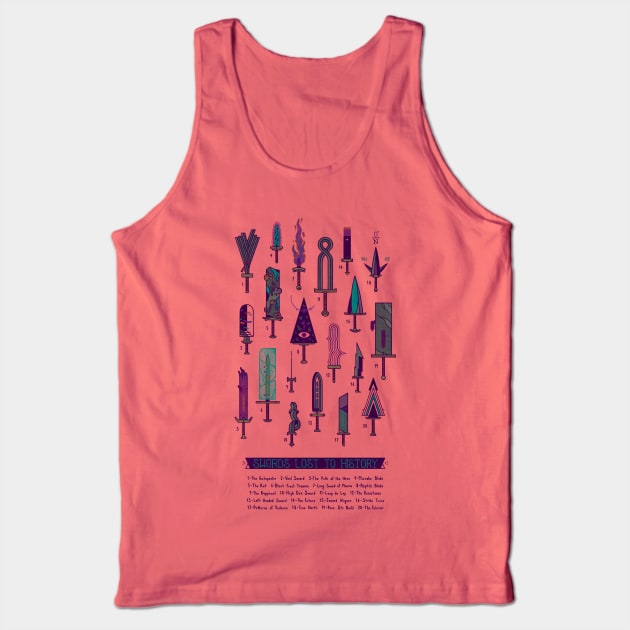 Swords Lost to History Tank Top by againstbound